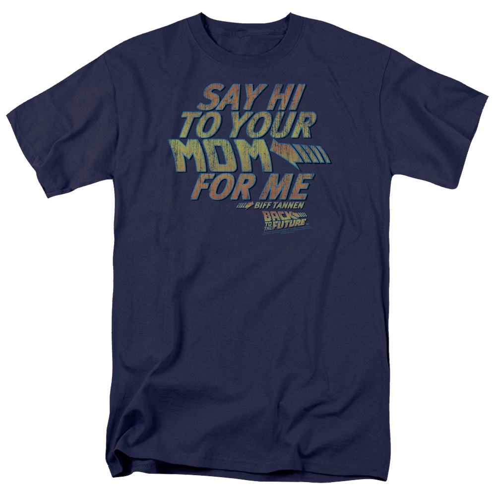 Back To The Future Say Hi - Men's Regular Fit T-Shirt Hoodie, Sweatshirt | ZylaModa.com