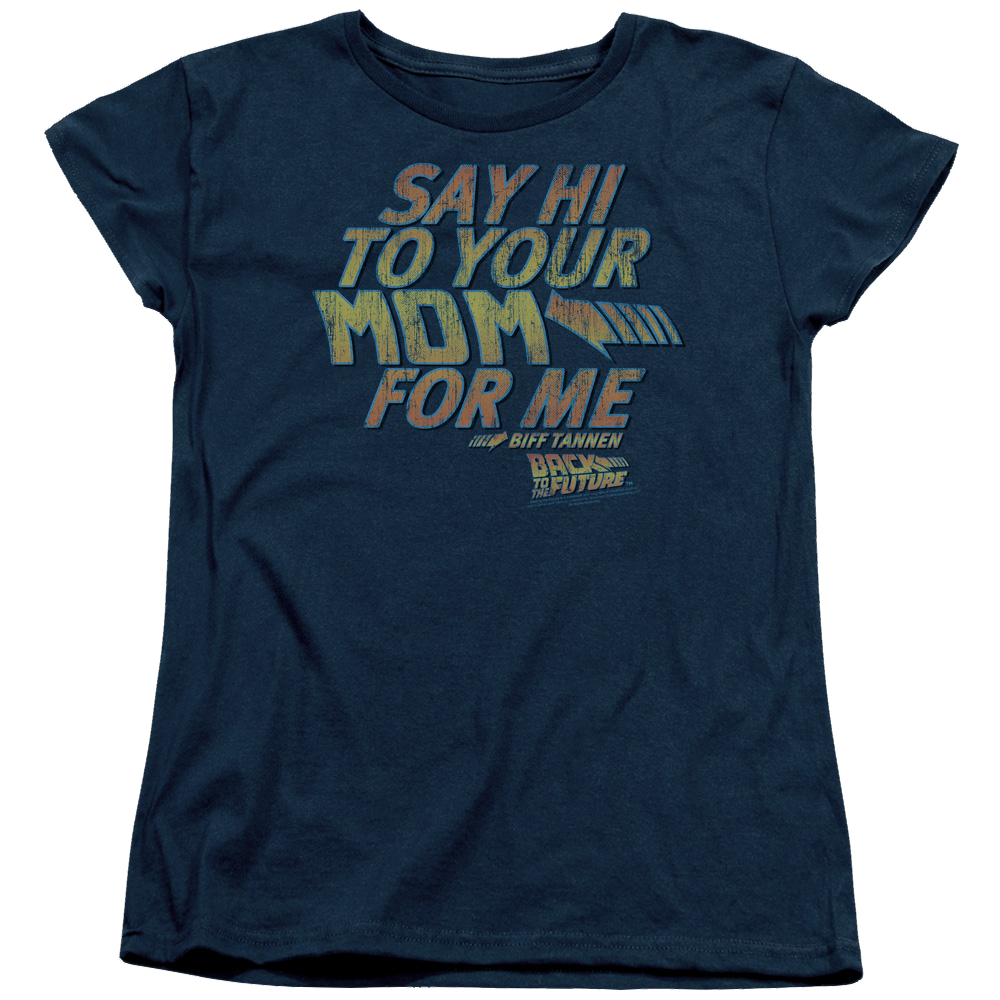 Back To The Future Say Hi - Women's T-Shirt Hoodie, Sweatshirt | ZylaModa.com