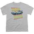 Back To The Future 88 MPH Kids Youth T Shirt Silver Hoodie, Sweatshirt | ZylaModa.com