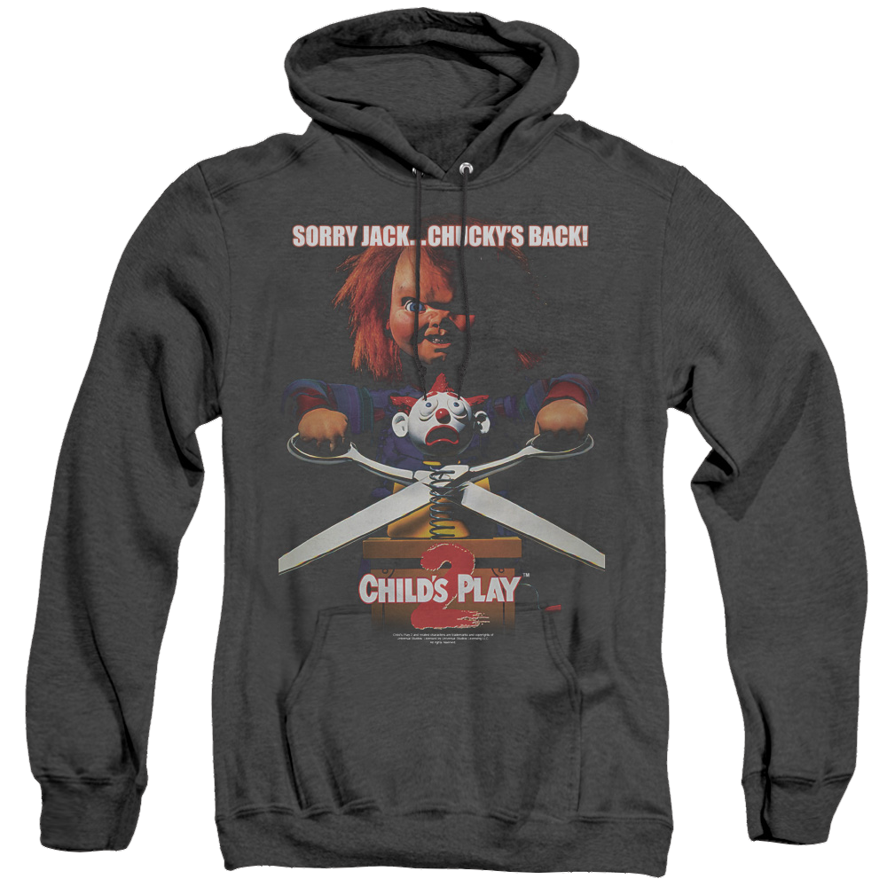 Child's Play Chuckys Back - Heather Pullover Hoodie T-Shirts, Sweatshirt | ZylaModa.com