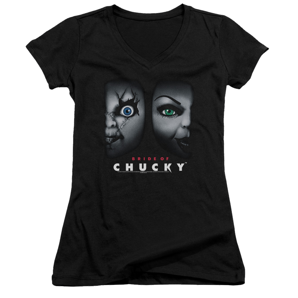 Child's Play Happy Couple - Juniors V-Neck T-Shirt Hoodie, Sweatshirt | ZylaModa.com