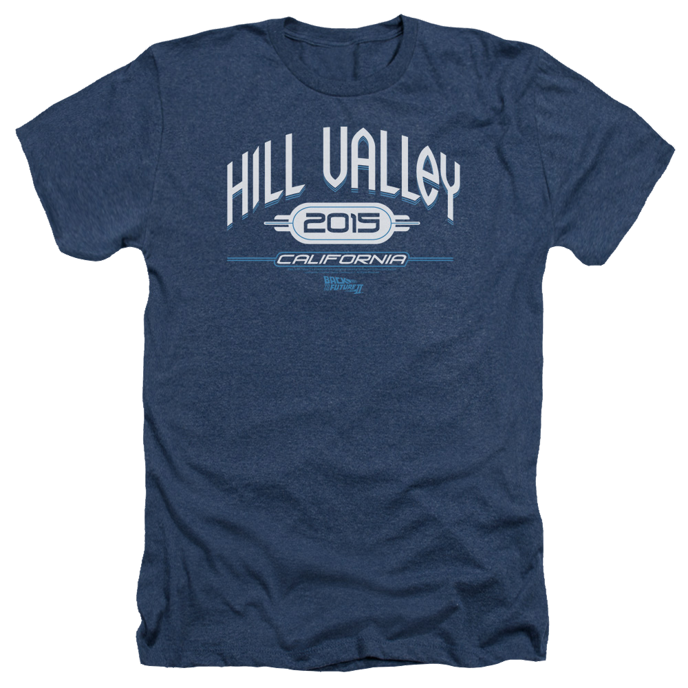 Back to the Future Trilogy Hill Valley 2015 - Men's Heather T-Shirt Hoodie, Sweatshirt | ZylaModa.com