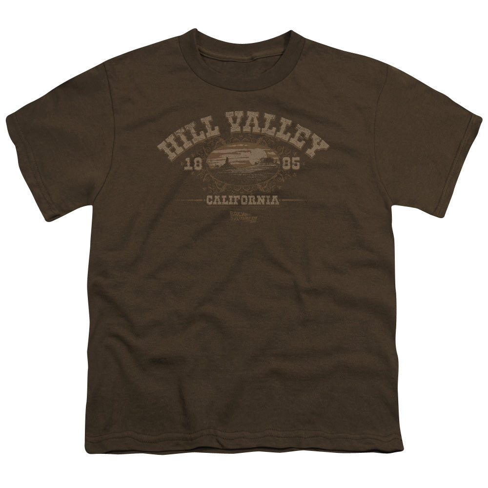 Back To The Future III Hill Valley 1885 Kids Youth T Shirt Coffee Hoodie, Sweatshirt | ZylaModa.com