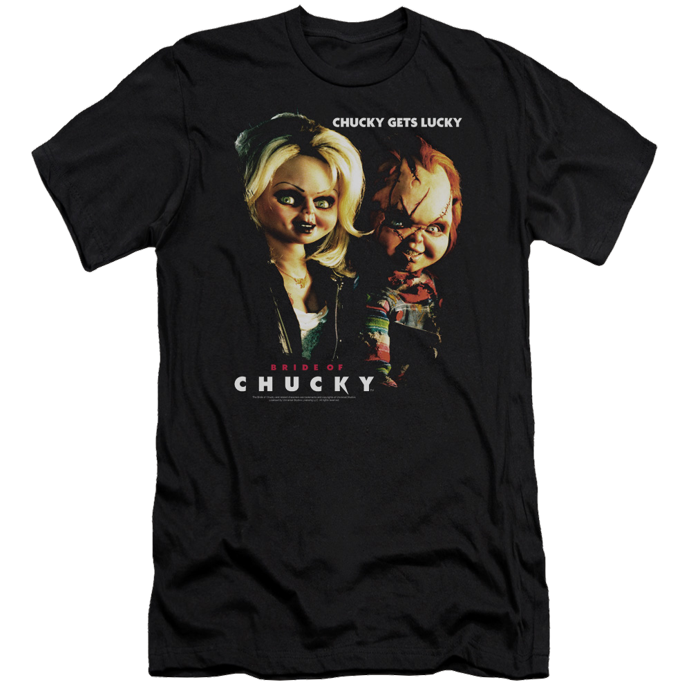 Child's Play Chucky Gets Lucky - Men's Premium Slim Fit T-Shirt Hoodie, Sweatshirt | ZylaModa.com