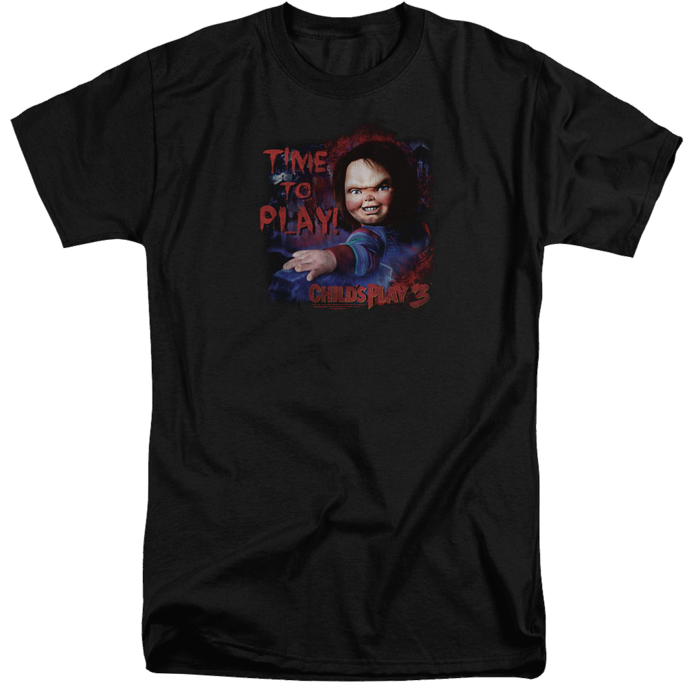 Child's Play Time To Play - Men's Tall Fit T-Shirt Hoodie, Sweatshirt | ZylaModa.com