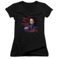 Child's Play Time To Play - Juniors V-Neck T-Shirt Hoodie, Sweatshirt | ZylaModa.com