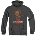 Child's Play Heres Chucky - Heather Pullover Hoodie T-Shirts, Sweatshirt | ZylaModa.com