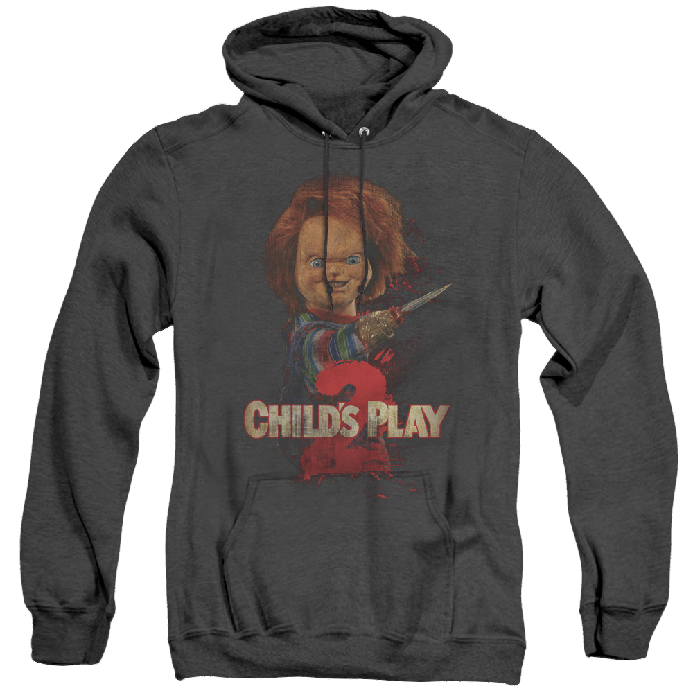 Child's Play Heres Chucky - Heather Pullover Hoodie T-Shirts, Sweatshirt | ZylaModa.com