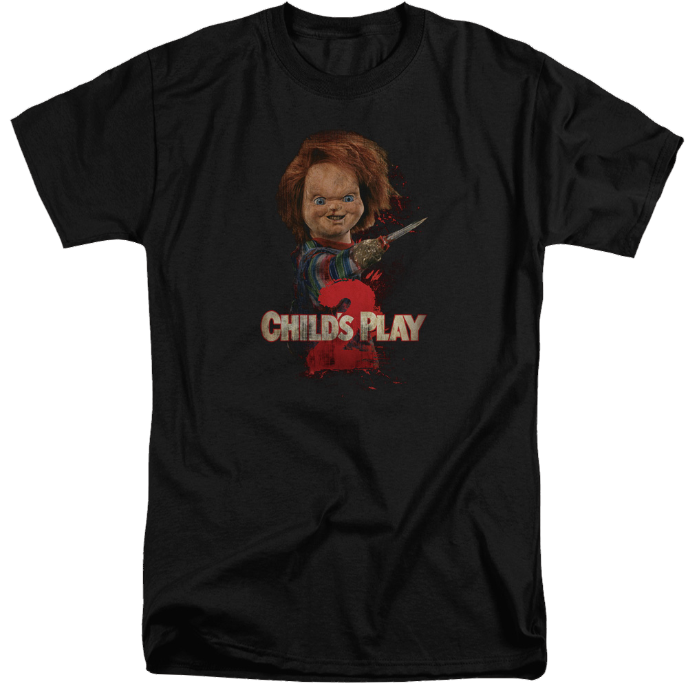 Child's Play Heres Chucky - Men's Tall Fit T-Shirt Hoodie, Sweatshirt | ZylaModa.com