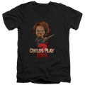 Child's Play Heres Chucky - Men's V-Neck T-Shirt Hoodie, Sweatshirt | ZylaModa.com