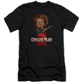 Child's Play Heres Chucky - Men's Premium Slim Fit T-Shirt Hoodie, Sweatshirt | ZylaModa.com