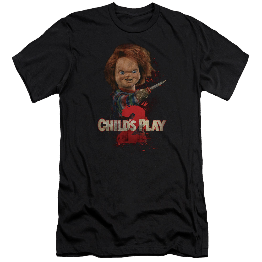 Child's Play Heres Chucky - Men's Premium Slim Fit T-Shirt Hoodie, Sweatshirt | ZylaModa.com