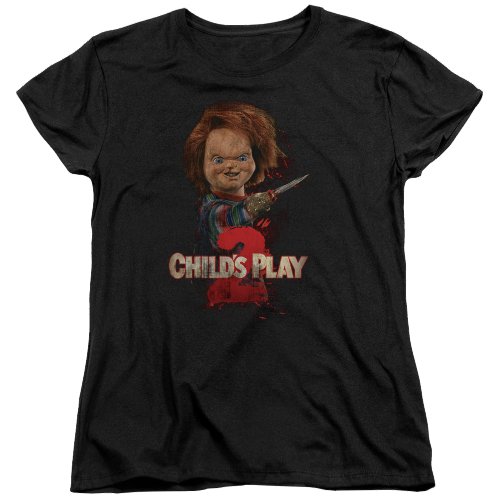 Child's Play Heres Chucky - Women's T-Shirt Hoodie, Sweatshirt | ZylaModa.com