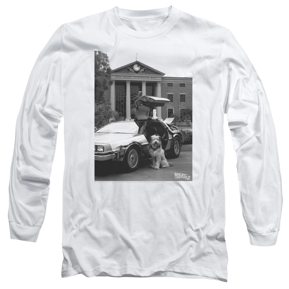 Back to the Future Trilogy Einstein - Men's Long Sleeve T-Shirt Hoodie, Sweatshirt | ZylaModa.com