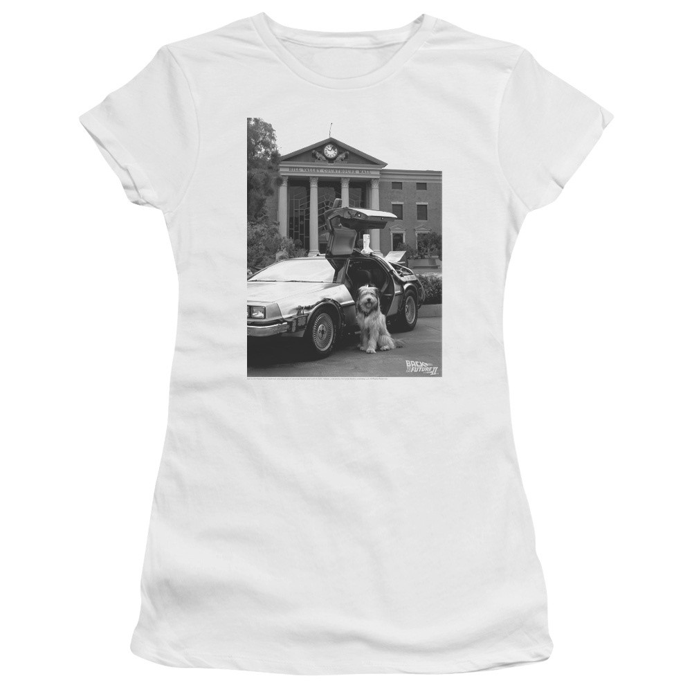 Back to the Future Trilogy Einstein - Juniors T-Shirt Hoodie, Sweatshirt | ZylaModa.com