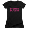 Bridesmaids Logo - Juniors V-Neck T-Shirt Hoodie, Sweatshirt | ZylaModa.com