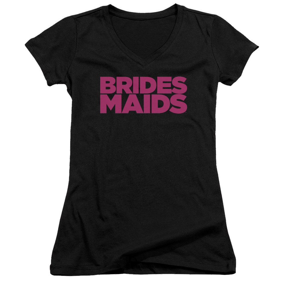Bridesmaids Logo - Juniors V-Neck T-Shirt Hoodie, Sweatshirt | ZylaModa.com