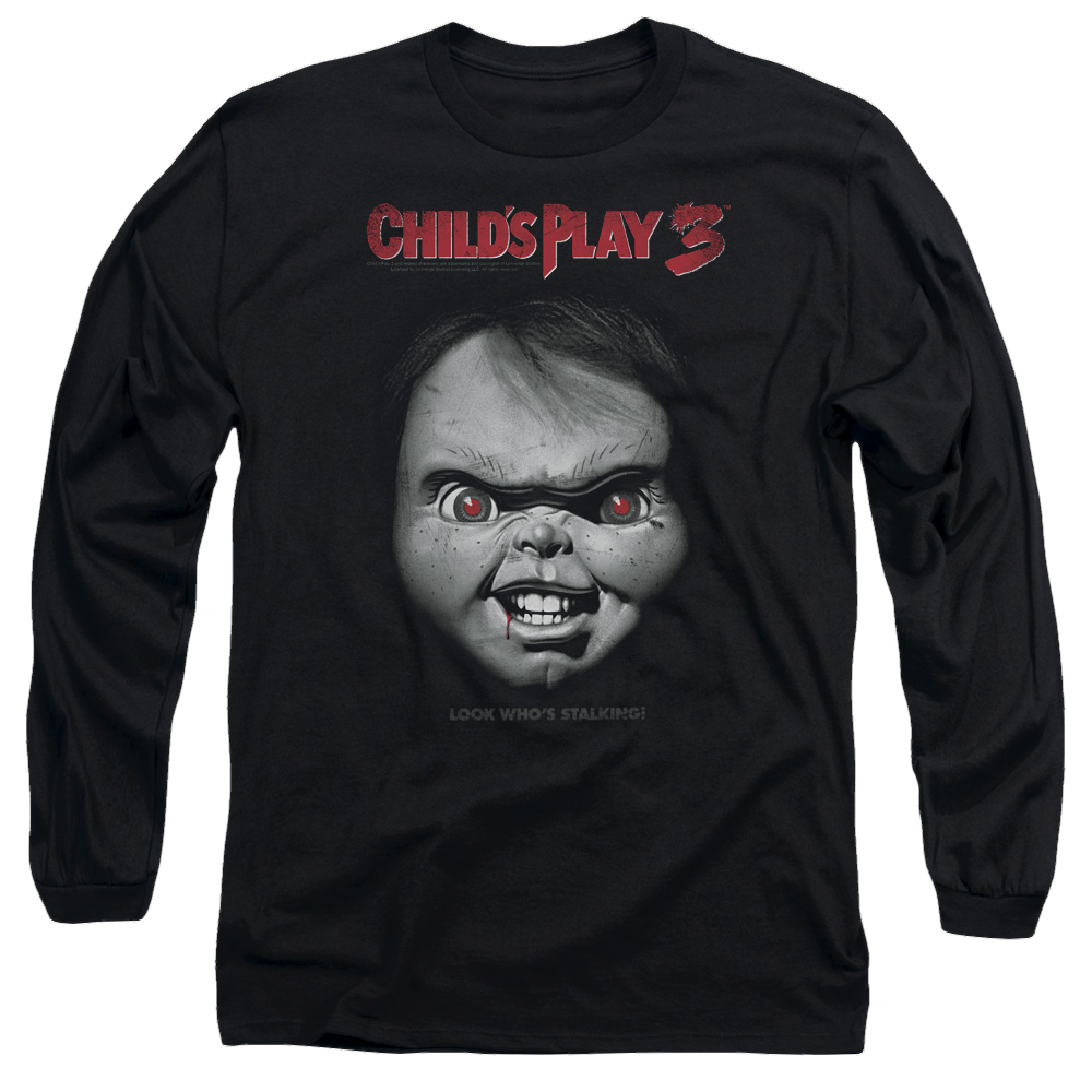 Child's Play Face Poster - Men's Long Sleeve T-Shirt Hoodie, Sweatshirt | ZylaModa.com