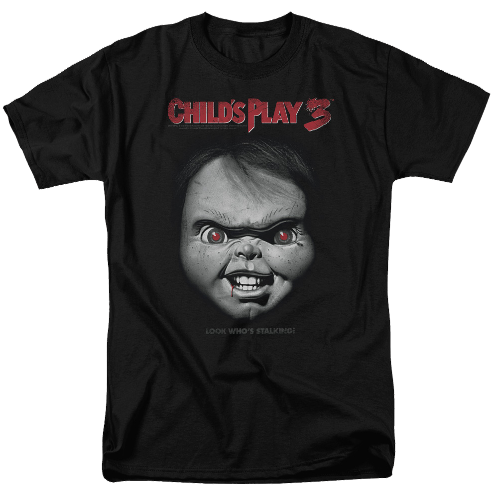 Child's Play 3 Face Poster - Men's Regular Fit T-Shirt Hoodie, Sweatshirt | ZylaModa.com
