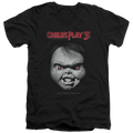 Child's Play Face Poster - Men's V-Neck T-Shirt Hoodie, Sweatshirt | ZylaModa.com