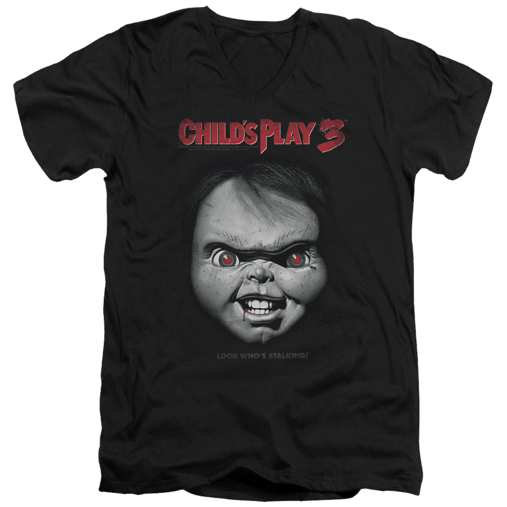 Child's Play Face Poster - Men's V-Neck T-Shirt Hoodie, Sweatshirt | ZylaModa.com