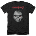 Child's Play Face Poster - Men's Heather T-Shirt Hoodie, Sweatshirt | ZylaModa.com