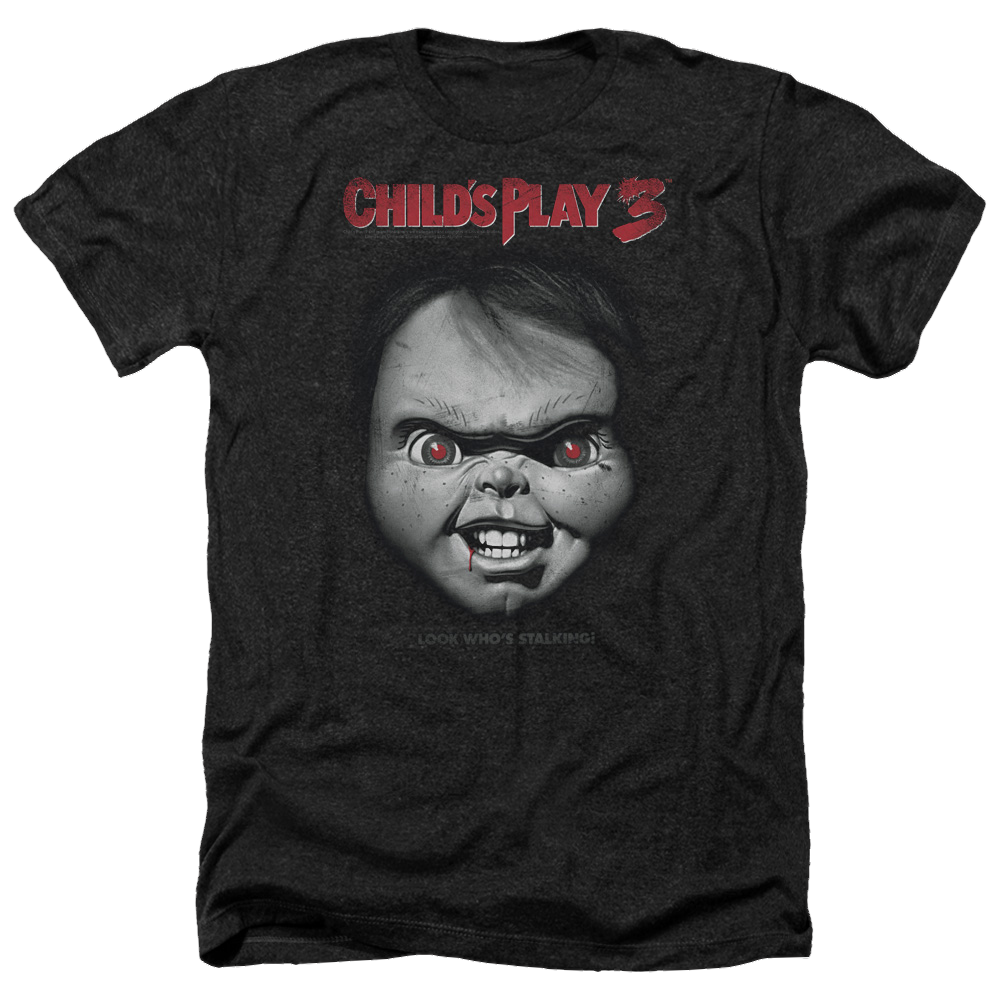 Child's Play Face Poster - Men's Heather T-Shirt Hoodie, Sweatshirt | ZylaModa.com