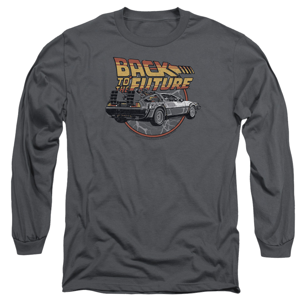 Back To The Future Time Machine - Men's Long Sleeve T-Shirt Hoodie, Sweatshirt | ZylaModa.com