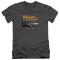 Back To The Future Time Machine - Men's V-Neck T-Shirt Hoodie, Sweatshirt | ZylaModa.com