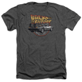 Back To The Future Time Machine - Men's Heather T-Shirt Hoodie, Sweatshirt | ZylaModa.com