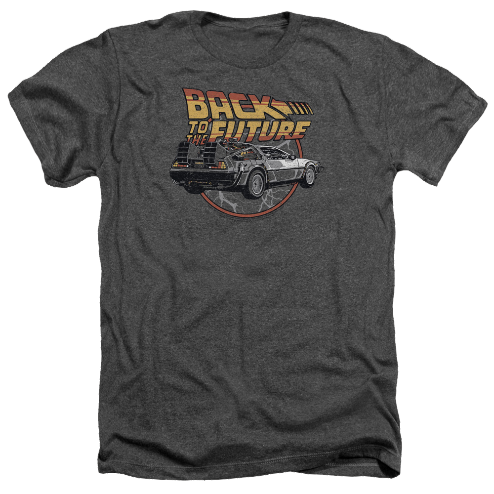 Back To The Future Time Machine - Men's Heather T-Shirt Hoodie, Sweatshirt | ZylaModa.com