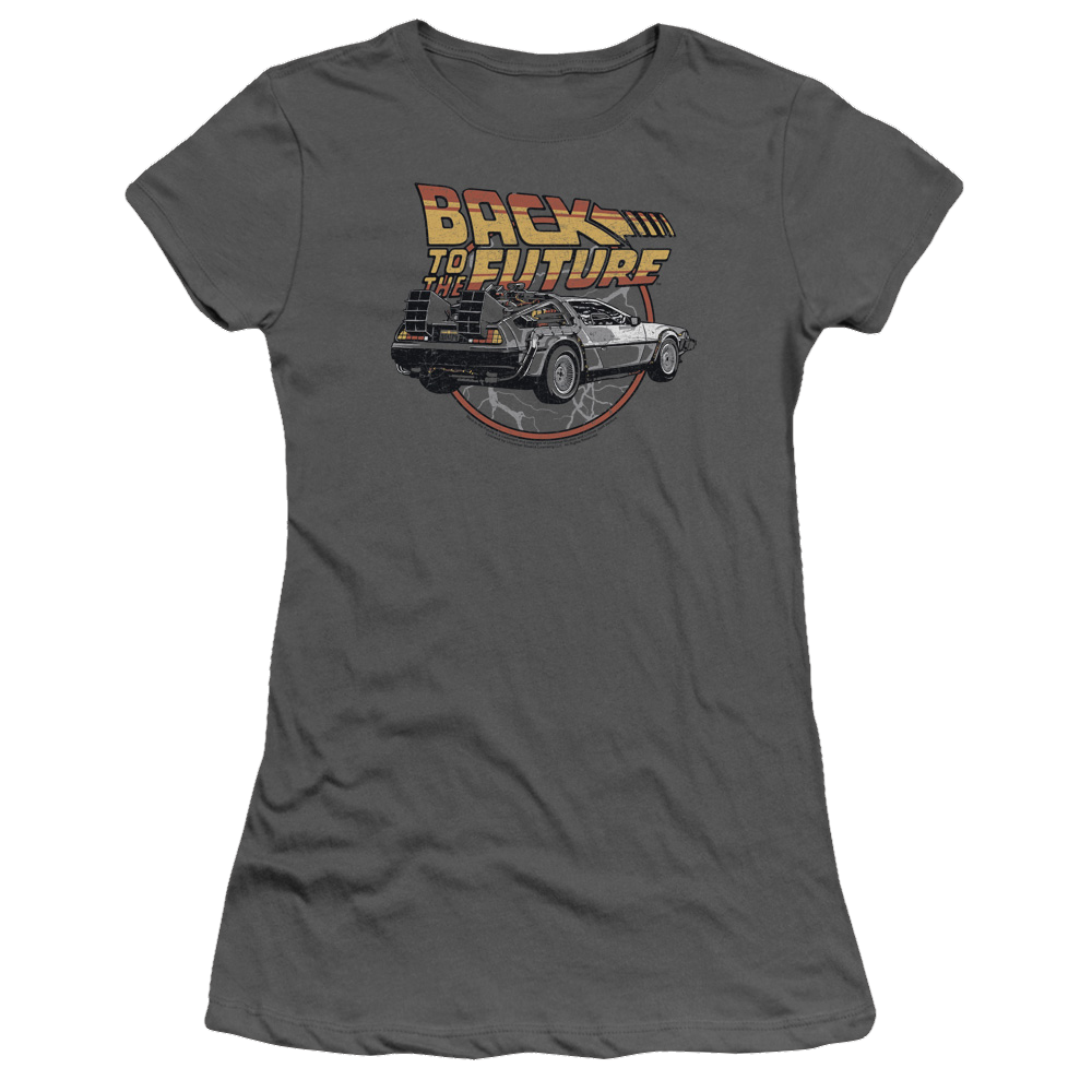 Back To The Future Time Machine - Juniors T-Shirt Hoodie, Sweatshirt | ZylaModa.com