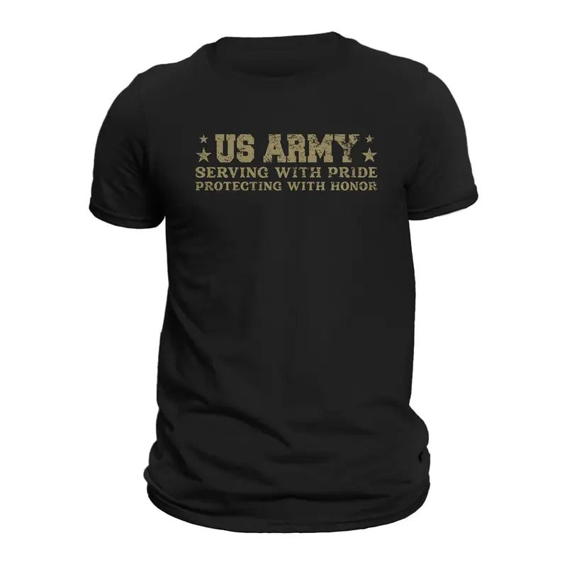 US Army Serving With Pride Protecting With Honor T-Shirt Hoodie, Sweatshirt | ZylaModa.com