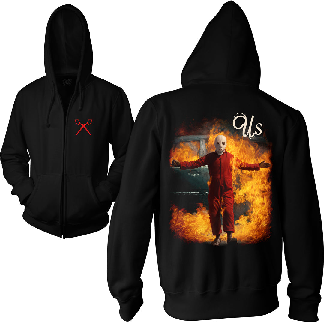 US: BORN TO LOVE FIRE - ZIP-UP HOODIE T-Shirts, Sweatshirt | ZylaModa.com (Image 1)