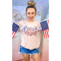 USA Coquette Graphic T-Shirt Hoodie, Sweatshirt | ZylaModa.com