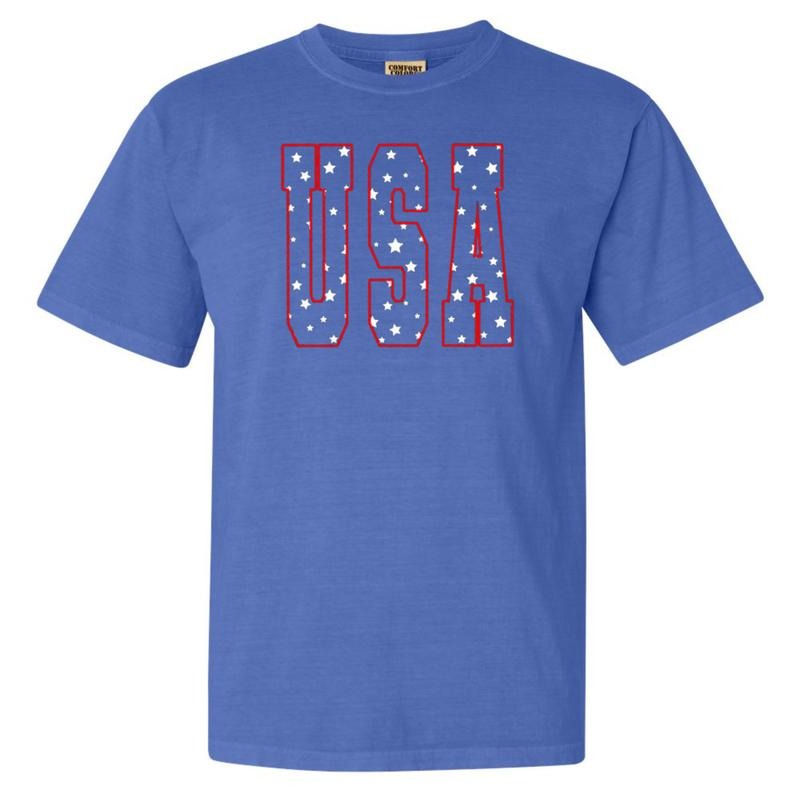 USA Stars Comfort Colors T-Shirt Hoodie, Sweatshirt | ZylaModa.com
