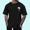 [Unisex Cotton Shirt] Cool Summer Vacation Men Women Beach Palm Tree T-Shirt Hoodie, Sweatshirt | ZylaModa.com