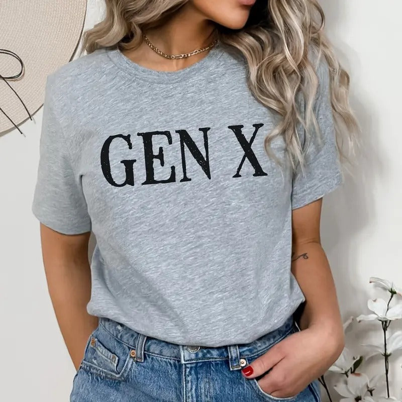 Unisex Generation X Funny Shirt Gen X Gifts 80's Funny Tee 70's Funny Shirt 50th Birthday Shirt Generation X Gift For Gen...