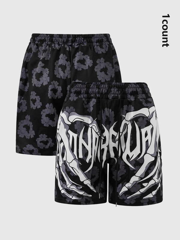 Unisex Men's Regular Fit Skull Print Boxer Briefs, Casual Comfy Breathable Underwear for Daily Wear, Mens Underwear for...