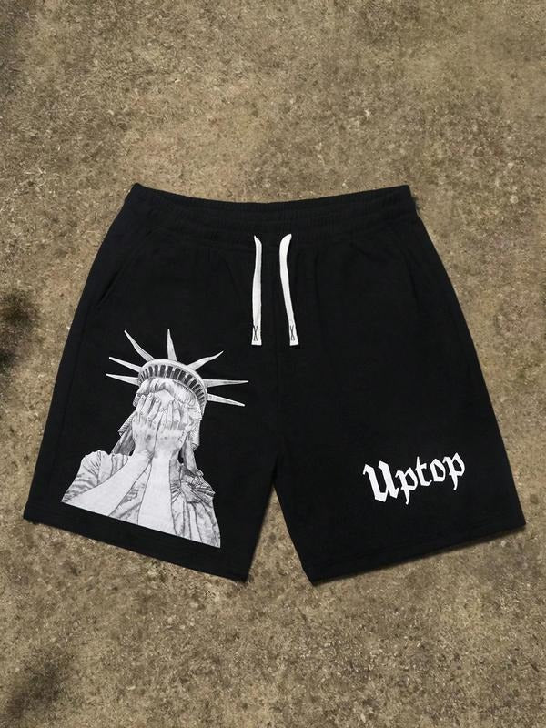 Unisex Men's Statue Of Liberty Print Boxer Briefs, Regular Fit Casual Street Comfy Breathable Shorts, Men's Underwear for...