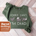 Unisex Possum Sweatshirt For Opossum Lover Funny Shirt Cotton Menswear Sweater Hoodie | ZylaModa.com
