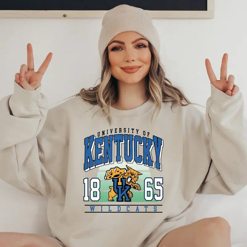 University of Kentucky Football Vintage Sweatshirt T-Shirts, Hoodie | ZylaModa.com