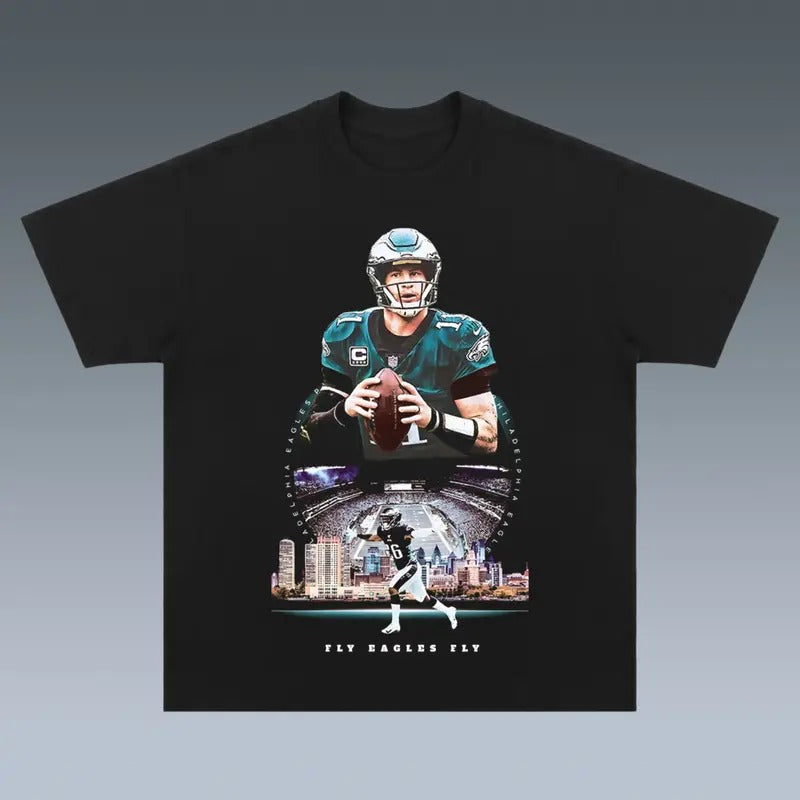 VINTAGE TEE | JALEN HURTS Hoodie, Sweatshirt | ZylaModa.com