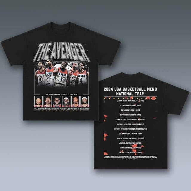 VINTAGE TEE | USA BASKETBALL TEAM -THE AVENGER 6.21-1 Hoodie, Sweatshirt | ZylaModa.com