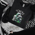 'VOICES' Crewneck Sweatshirt, T Shirt, or Hoodie Pullover | Punk, Alt, Grunge, Goth, Skeleton Style, Aesthetic, Casual,...