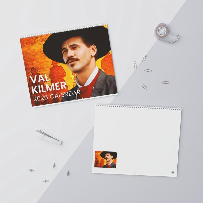 Val Kilmer 2026 Wall Calendar Doc Holiday Memorial Gift for Fans T-Shirts, Hoodie, Sweatshirt | ZylaModa.com