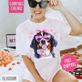 Valentine Bernese Mountain Dog Shirt Comfort Colors, Valentine's Day Women's Tee, Cute Women's Tshirt Hoodie, Sweatshirt