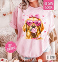 Valentine Golden Retriever Shirt Gildan, Valentine's Day Women's Tee, Cute Women's Tshirt Plus Sizes Hoodie, Sweatshirt