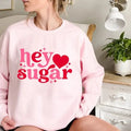 Valentine's Day Hey Sugar Heart Sweatshirt, Hoodie, T-Shirt | ZylaModa.com