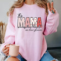 Valentine's Day Sweatshirt, Mama Valentines Sweatshirt, This Mama Wears Her Herat on Her Sleeve Shirt, Valentine ...